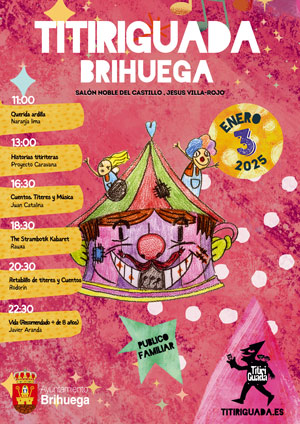 Titiriguada Brihuega 2025 - Festival Internacional de Títeres y Artes vivas de Guadalajara